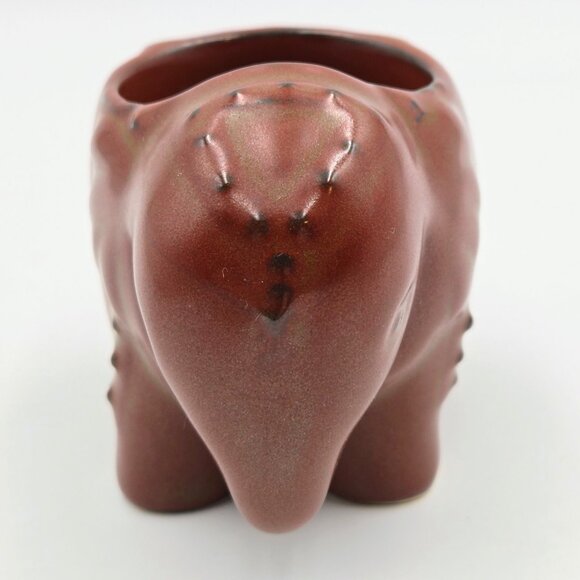 PartyLite Elephant Tealight Candle Holders Brown Boho Home Décor Ceramic Read - Picture 11 of 15